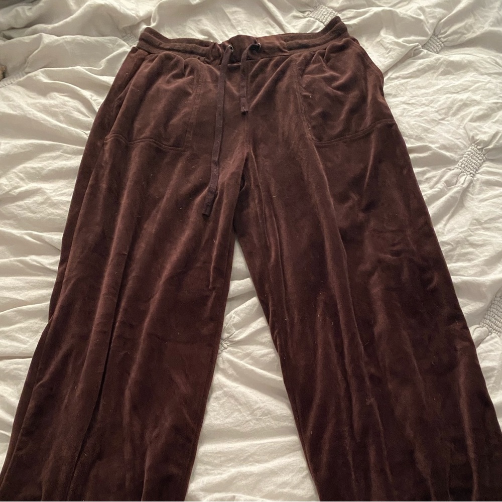 velvet flare pants